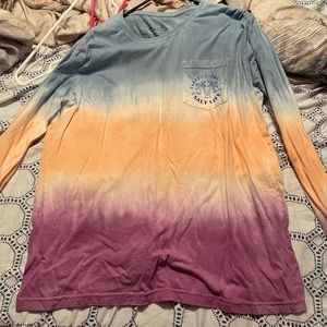 Salt life large tye dye long sleeve